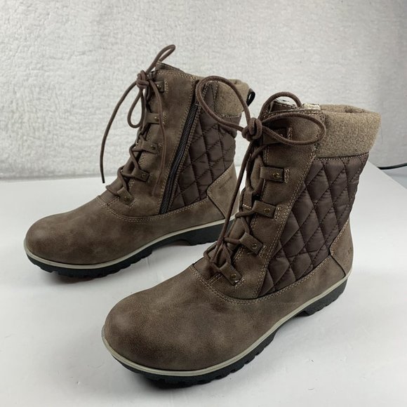 JBU by Jambu Summit B2SMT54W Water Repellent Boot Womens Size 8.5W Tobacco S0330 - Picture 4 of 9